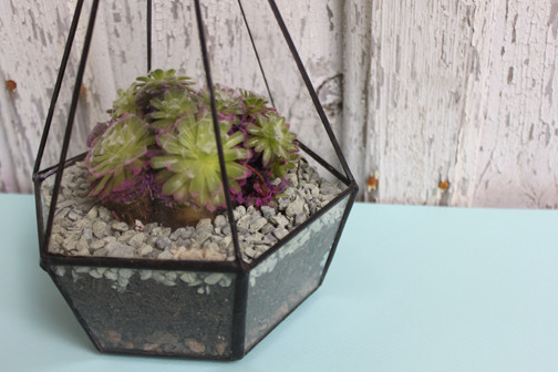 Halona Glass Three Tier Planter Halona Glass Three Tier Planter