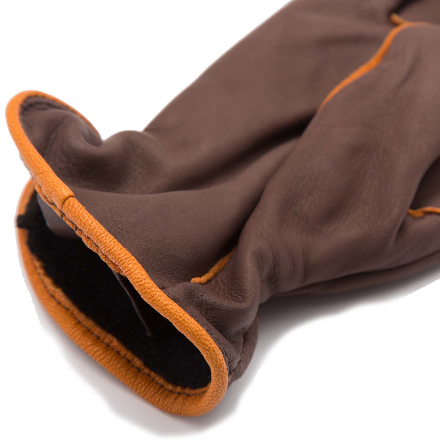 Unisex Geier Glove Light Lined Deerskin Work Glove Brown Garmentory