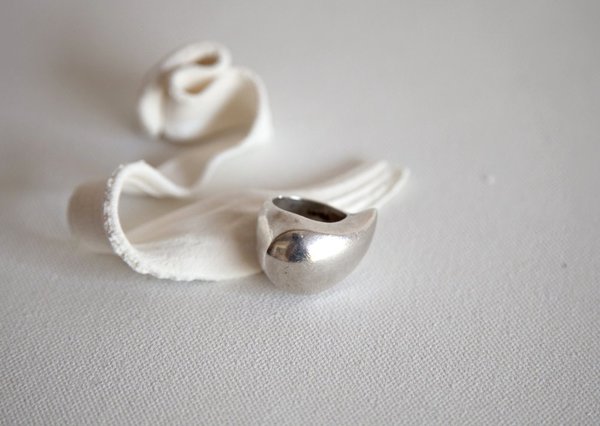 Vintage Wave Ring - Silver Vintage Wave Ring - Silver