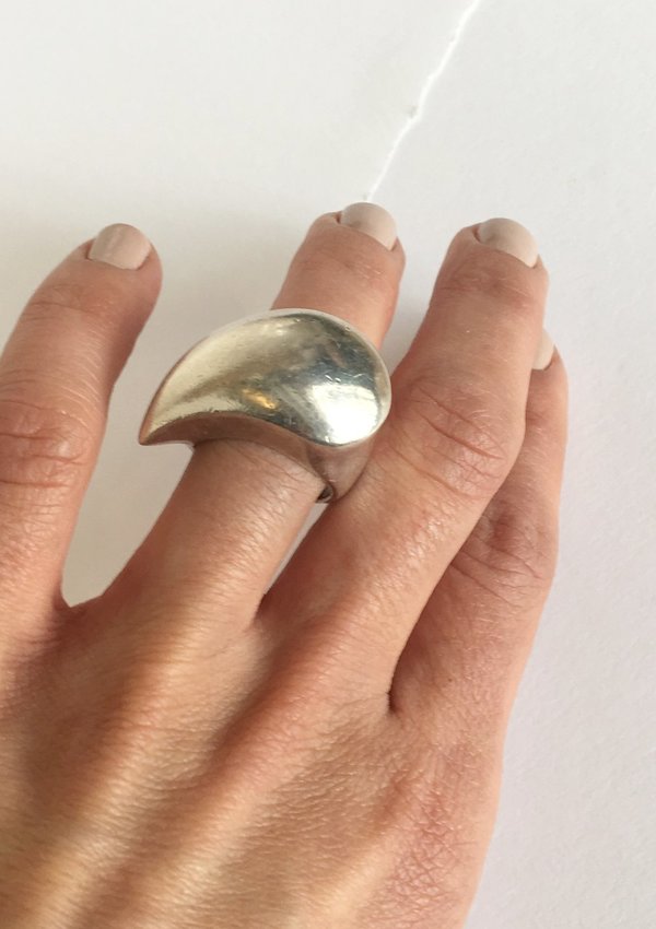 Vintage Wave Ring - Silver Vintage Wave Ring - Silver