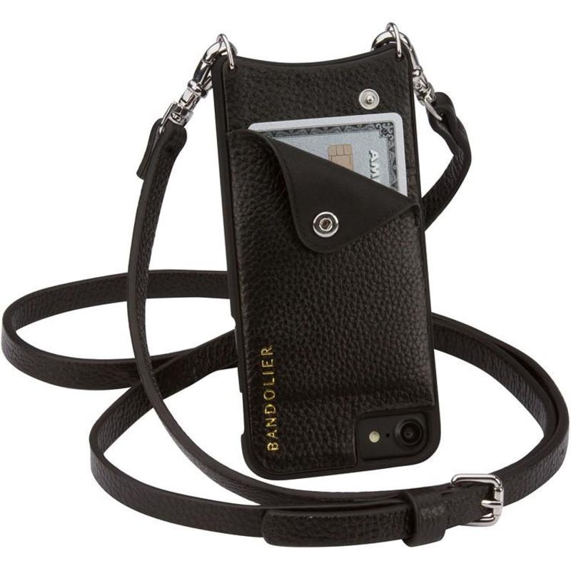 ★Bandolier★EMMA X-body iPhone Case★Black/Silver Amazon.com: Bandolier Emma Crossbody Wallet Phone Case for