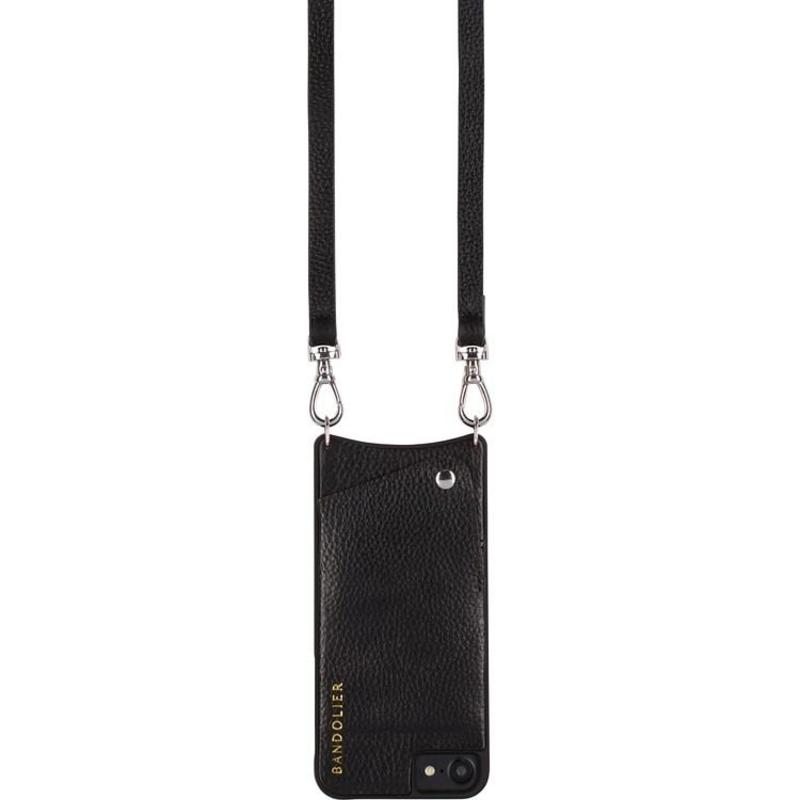 ★Bandolier★EMMA X-body iPhone Case★Black/Silver Emma Pebble Leather Bandolier Black/Silver