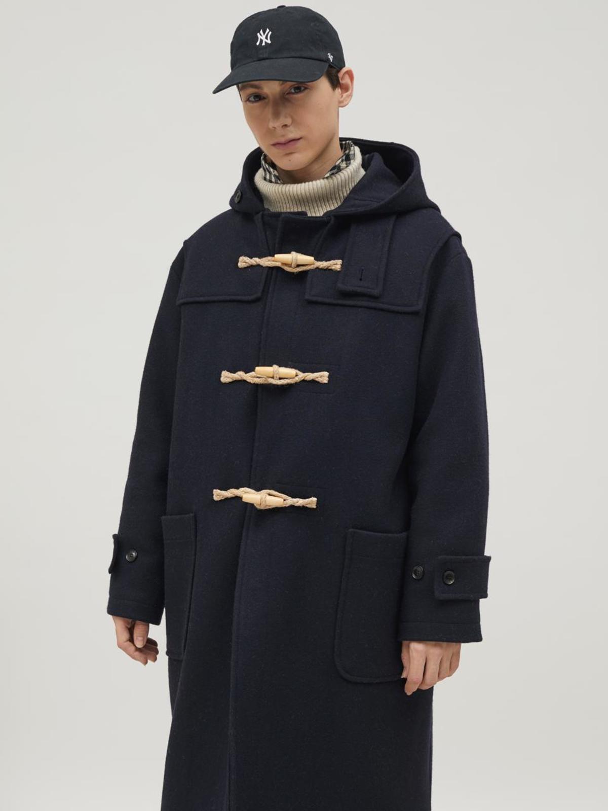 Long Fitted Duffle Coat