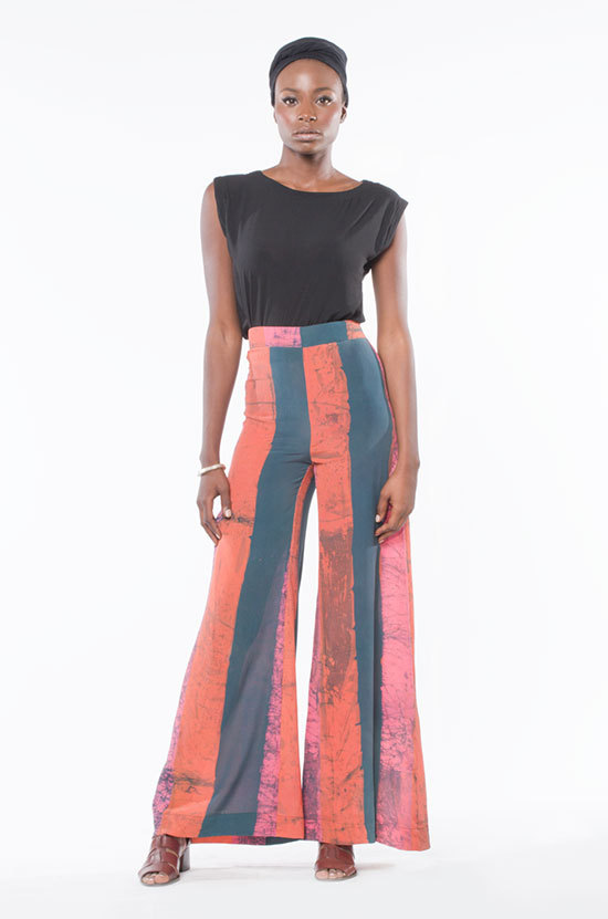 Osei Duro Lorem Trouser in Carmine Osei Duro Lorem Trouser in Carmine