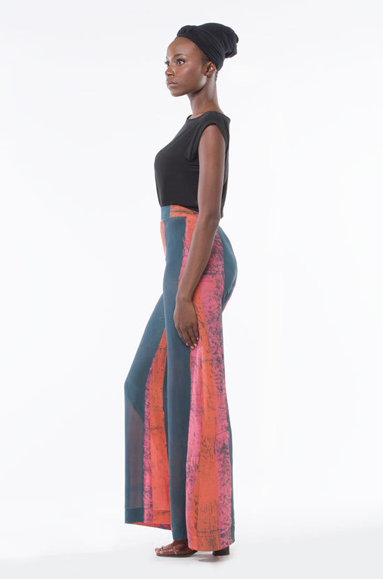 Osei Duro Lorem Trouser in Carmine Osei Duro Lorem Trouser in Carmine
