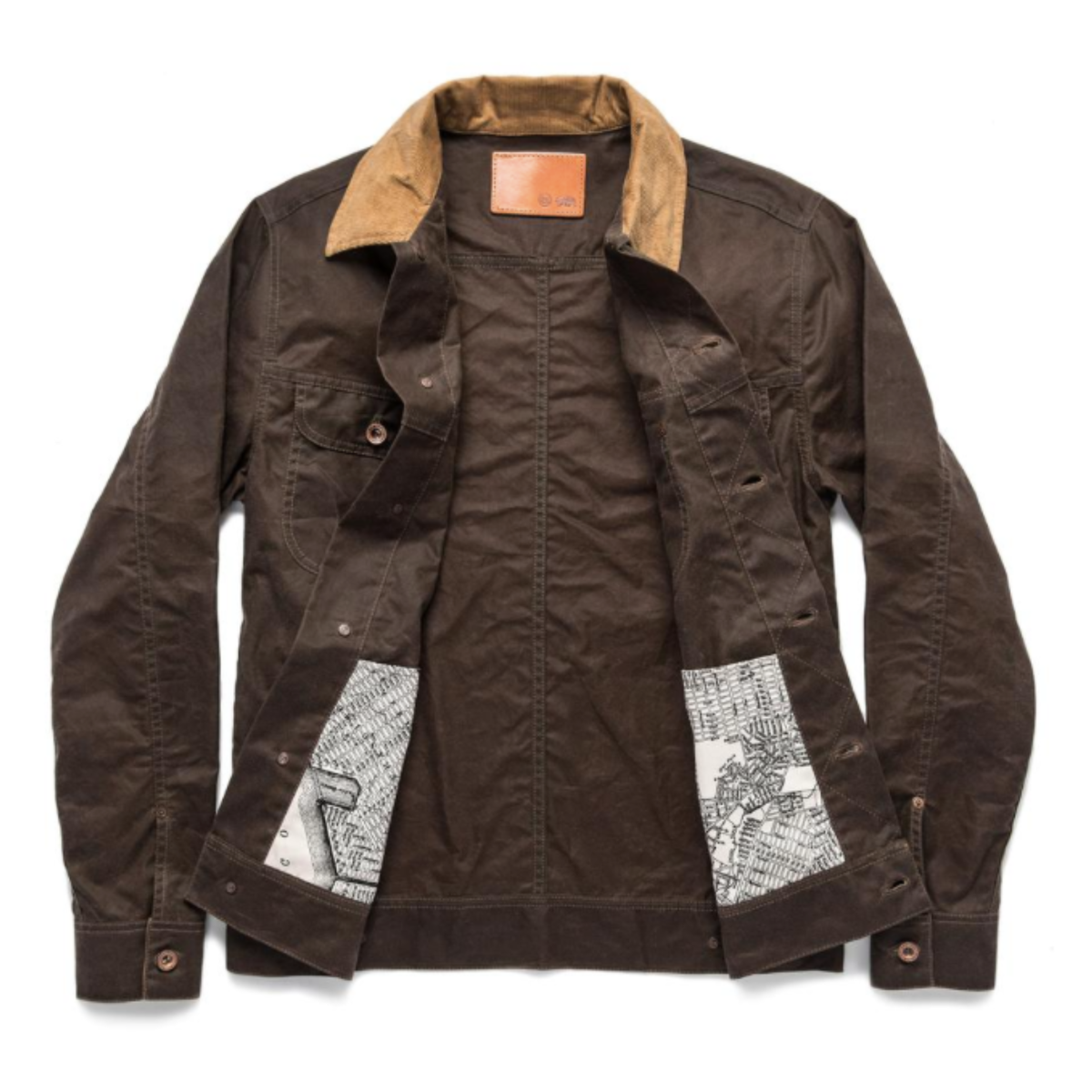 Taylor Stitch The Long Haul Waxed Canvas Jacket - Tobacco
