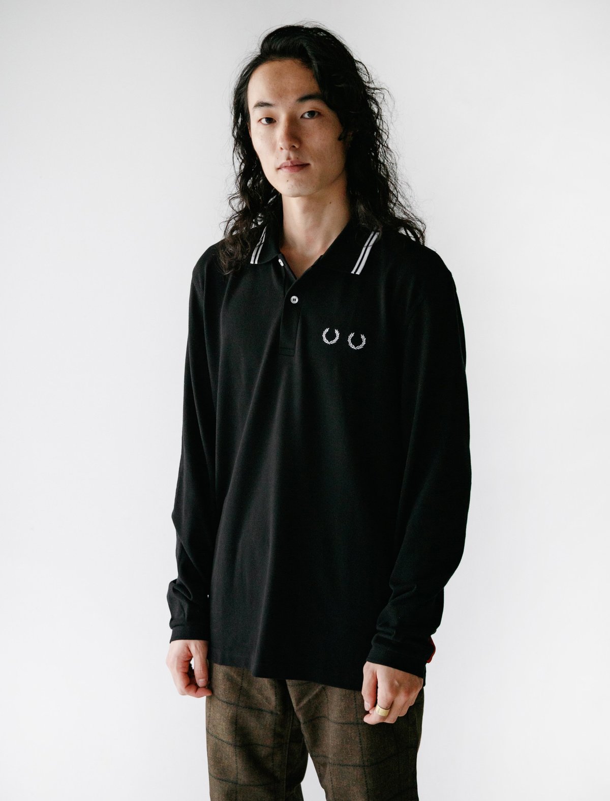 Comme des Garçons Homme Deux Fred Perry Collaboration Long Sleeve