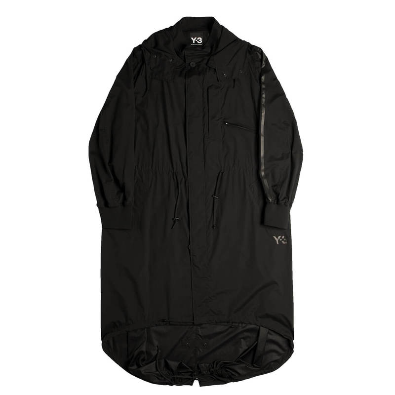 Y-3 Adizero Fishtail Parka - Black | Garmentory