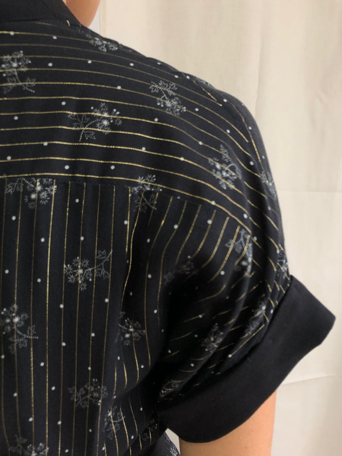 COKLUCH MEMOIR DRESS - GOLD/NOIR - Image 3 of 3