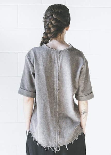 Black Crane Wide Top | Coffee Black Crane Wide Top | Coffee