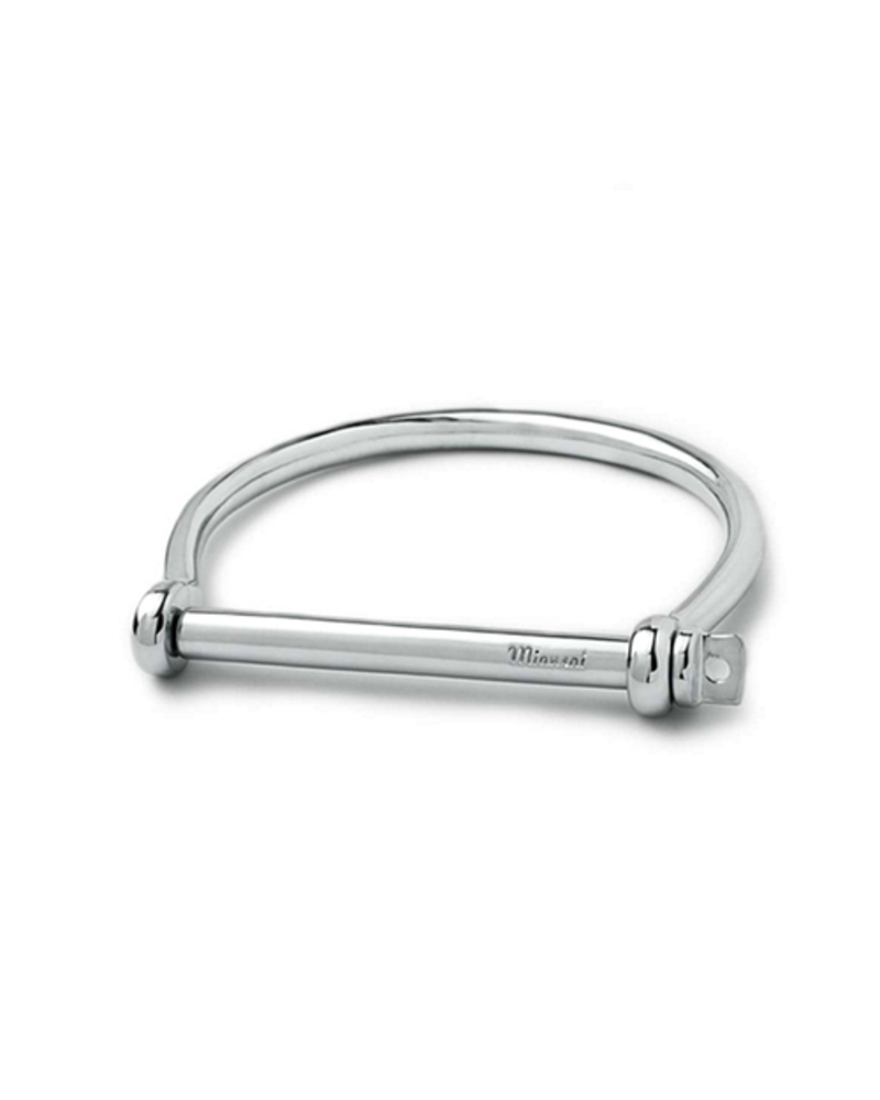 Miansai Sterling Silver Screw Cuff Bracelet | Garmentory