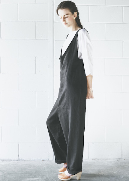 Sunja Link Linen Overalls | Black Sunja Link Linen Overalls | Black