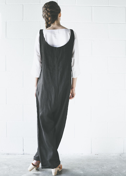 Sunja Link Linen Overalls | Black Sunja Link Linen Overalls | Black