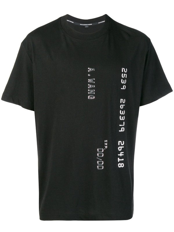 Men's T By Alexander Wang Short Sleeve Shirt with Credit Card