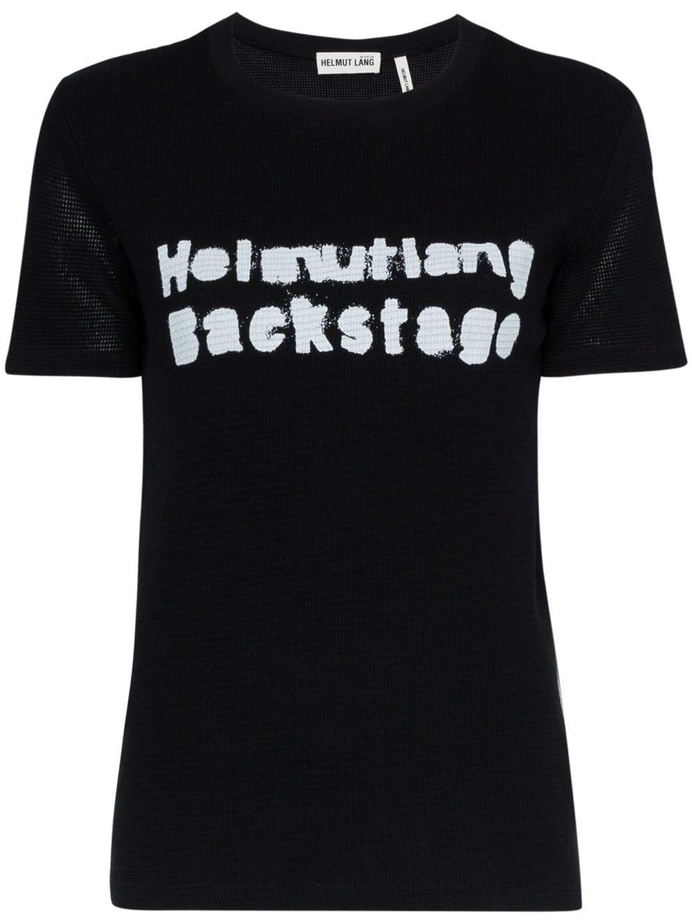 本人期 HELMUT LANG BACK STAGE T 1996 Helmut Lang Backstage T-Shirt - Black | Garmentory