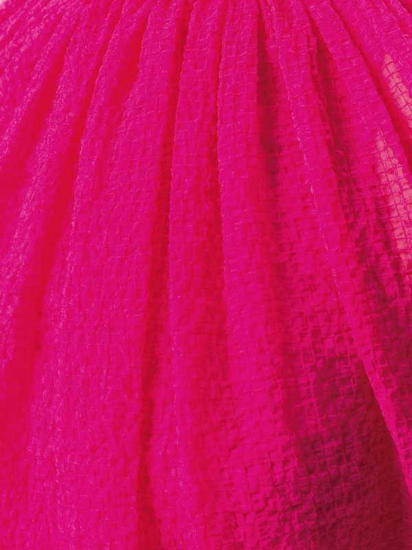 HELMUT LANG Chiffon Balloon Dress - Magenta HELMUT LANG Chiffon Balloon Dress - Magenta