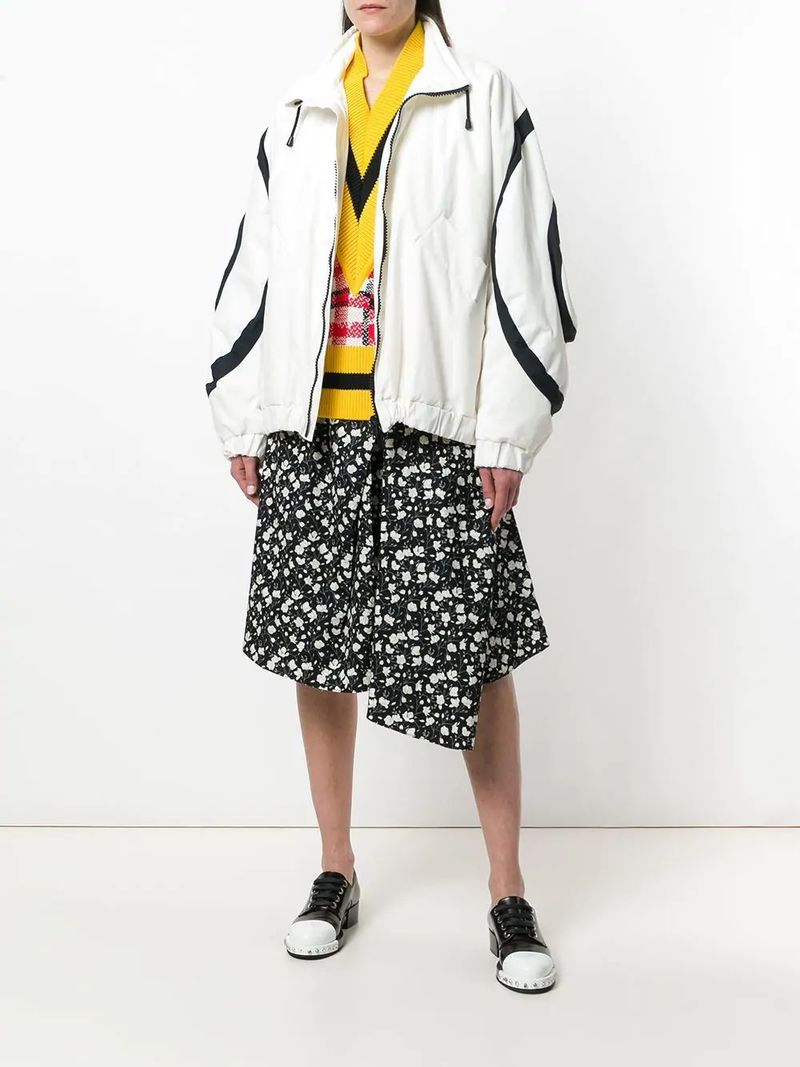 ジャケット・アウター HENRIK VIBSKOV DIAGRAM BOMBER Henrik Vibskov Diagram Bomber - Black/White | Garmentory