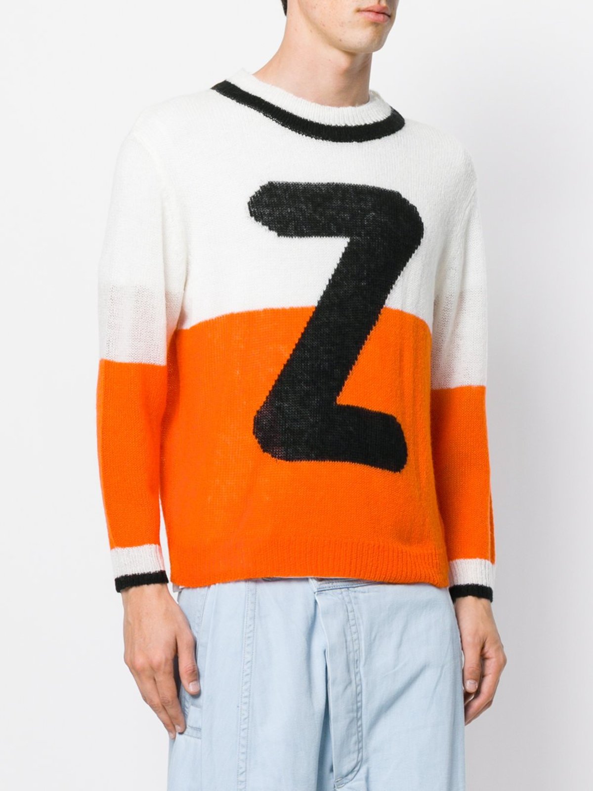 Henrik Vibskov Zzzleepers Knit Sweater - White/Red | Garmentory