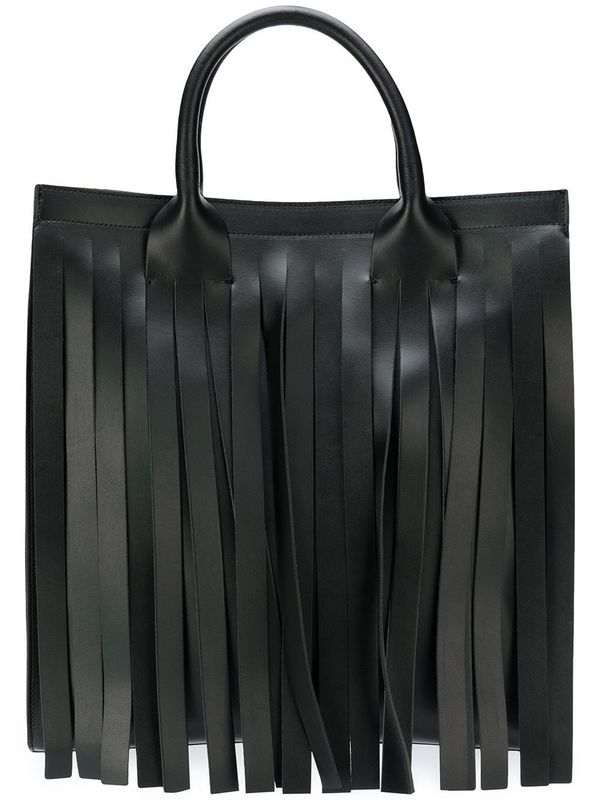 MM6 Maison Margiela MM6 by Maison Margiela Fringe Bag - Black