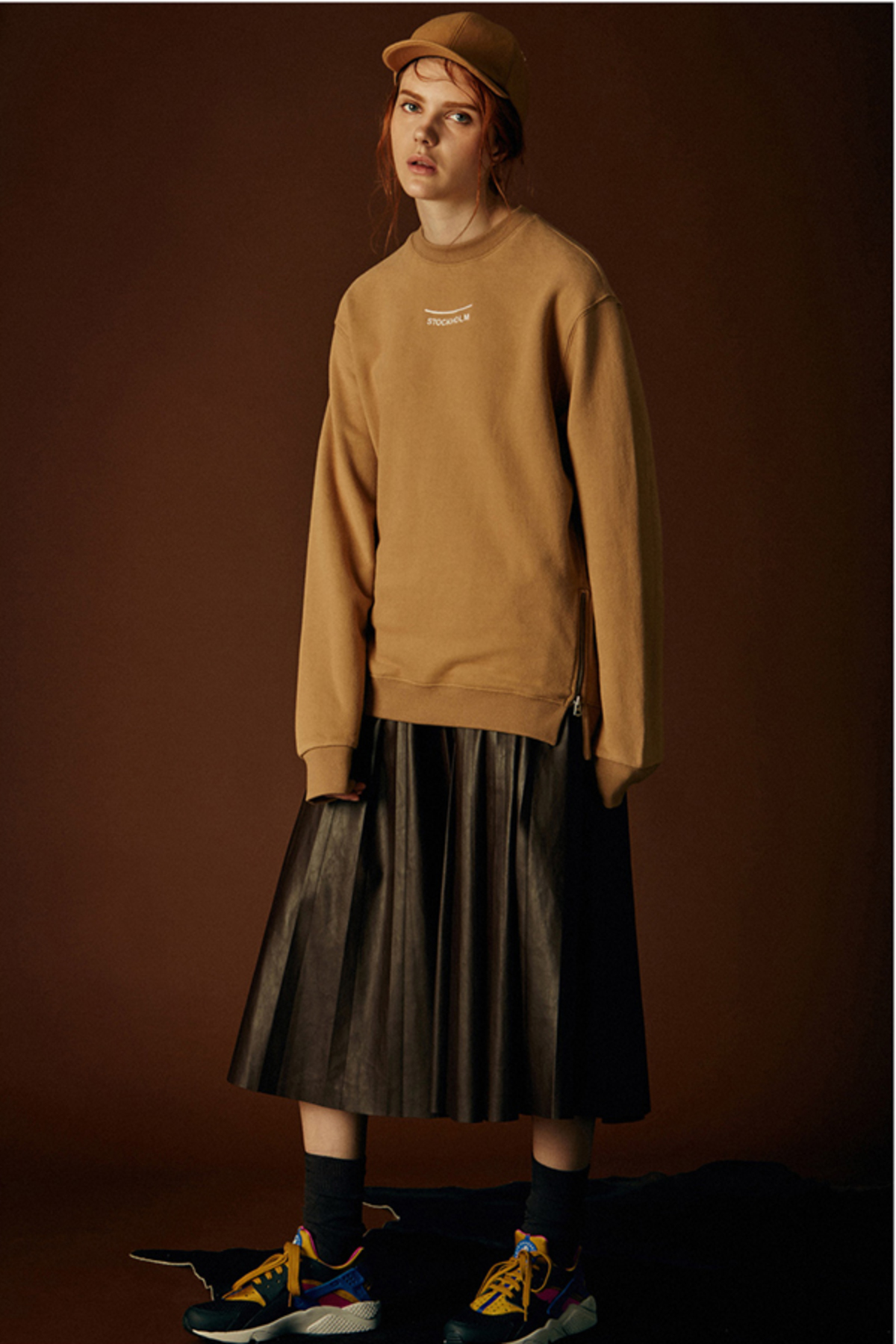 ANDERSSON BELL Unisex City Coordinates Sweatshirt- Beige | Garmentory