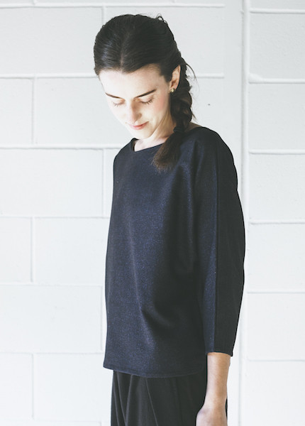 Me & Arrow 3/4 Dolman Top | Navy Speckle Me & Arrow 3/4 Dolman Top | Navy Speckle