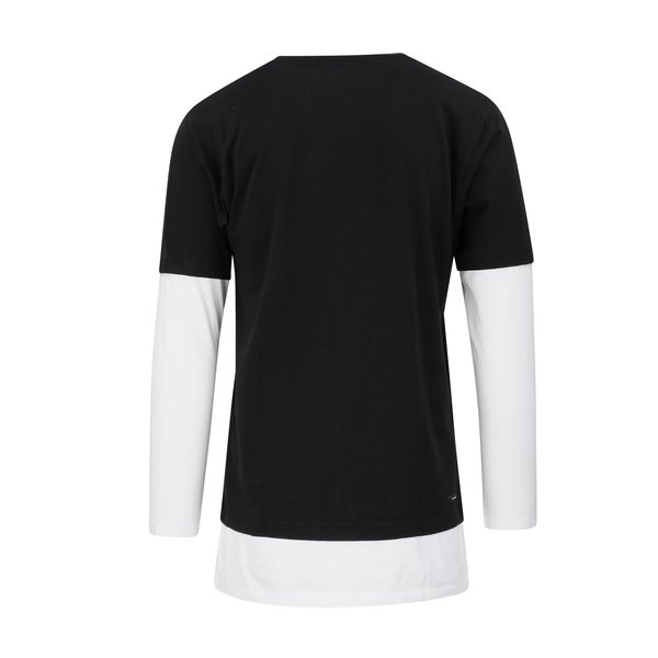 SOPHNET. Fake Layered Long Sleeve T-Shirt - Black | Garmentory