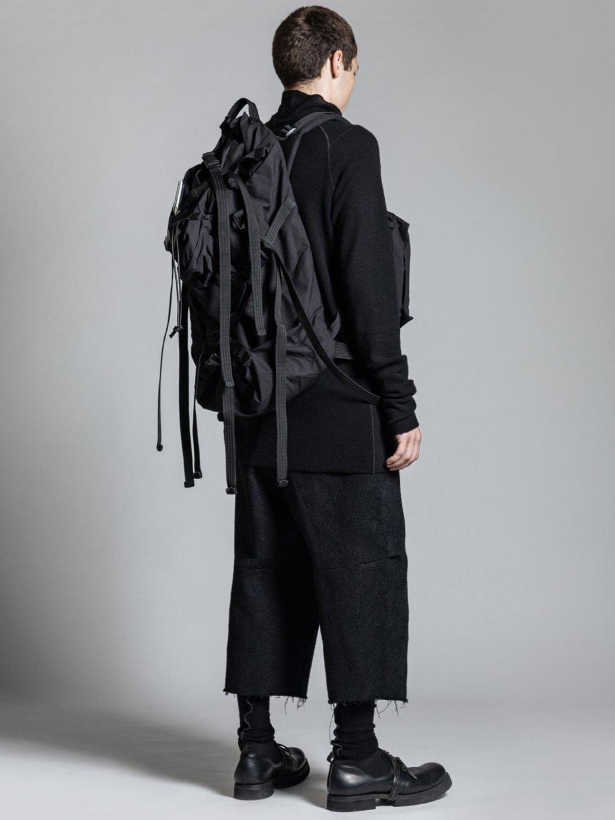 The Viridi-Anne Macro Mauro Duffle Backpack - Black | Garmentory