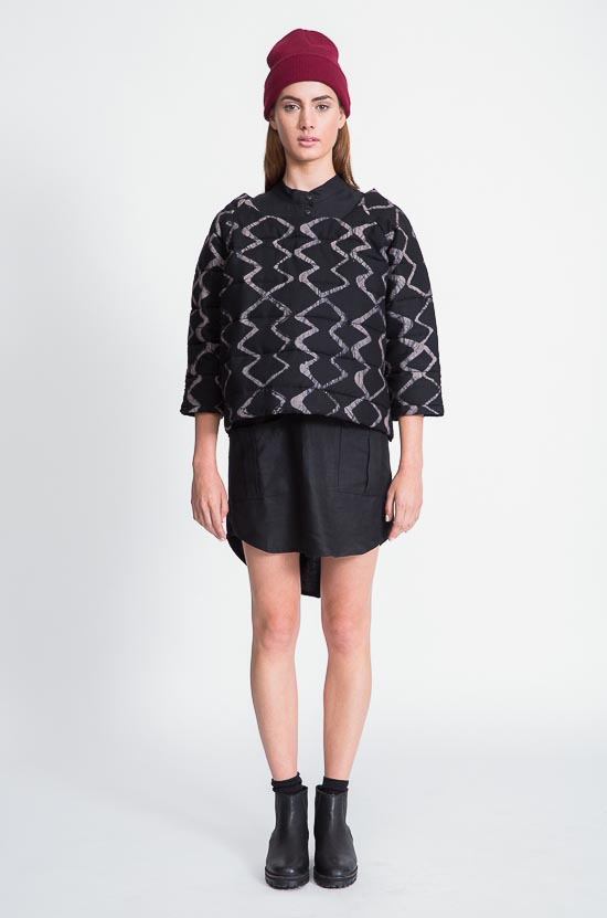 Osei-Duro Stratum Quilted Sweater Osei-Duro Stratum Quilted Sweater