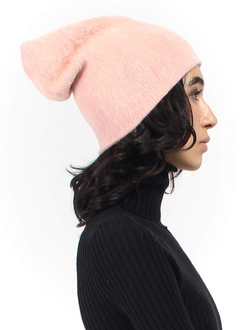 帽子 reinhard plank fur knit beanie Italy Reinhard Plank Cuffia beanie - Angorra Italian Handmade