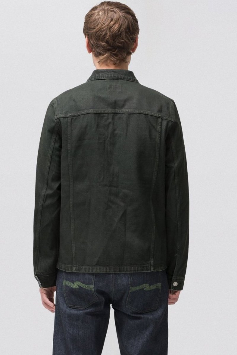 Nudie Jeans Ronny Army Coated Indigo