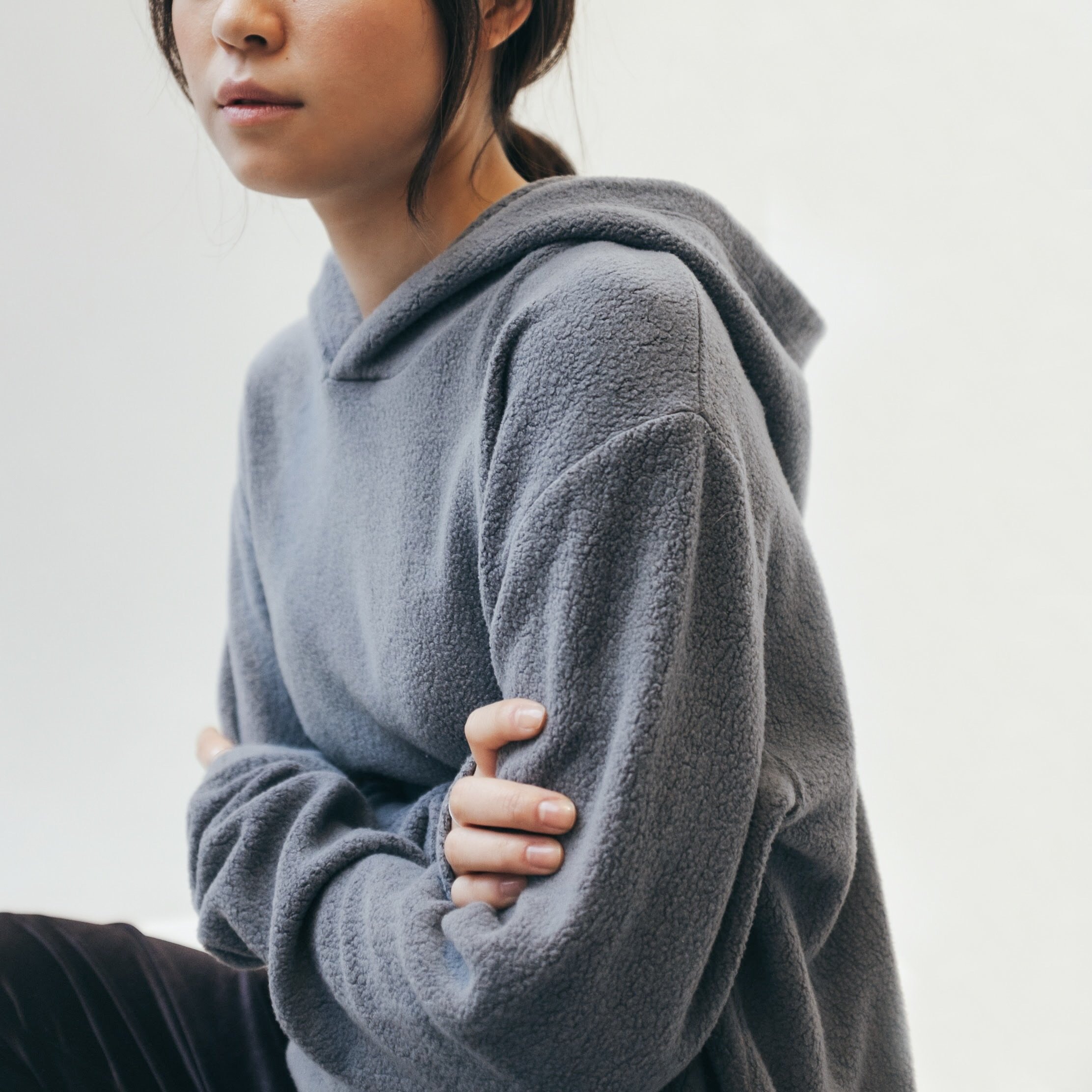 joah brown cocoon hoodie