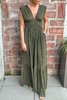 Sabina Musayev Tyler Dress - Olive - Thumbnail 2