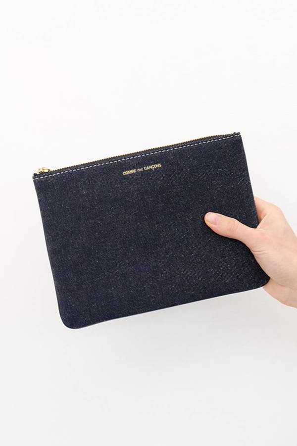 comme des garcons large zip pouch