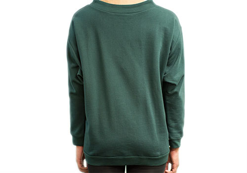 REALITY STUDIO ALEX FOREST GREEN SWEATSHIRT WITH ZIPPERS REALITY STUDIO ALEX FOREST GREEN SWEATSHIRT WITH ZIPPERS