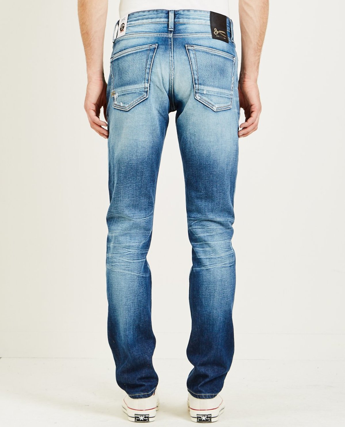 DENHAM RAZOR SLIM FIT JEAN - GOLDEN RIVET DRY FADE | Garmentory