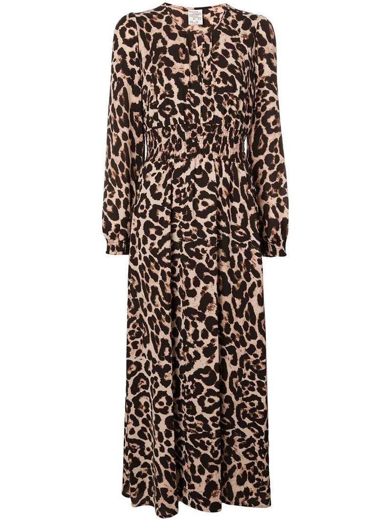Baum und Pferdgarten Agnete LS Dress - Wild Leopard | Garmentory