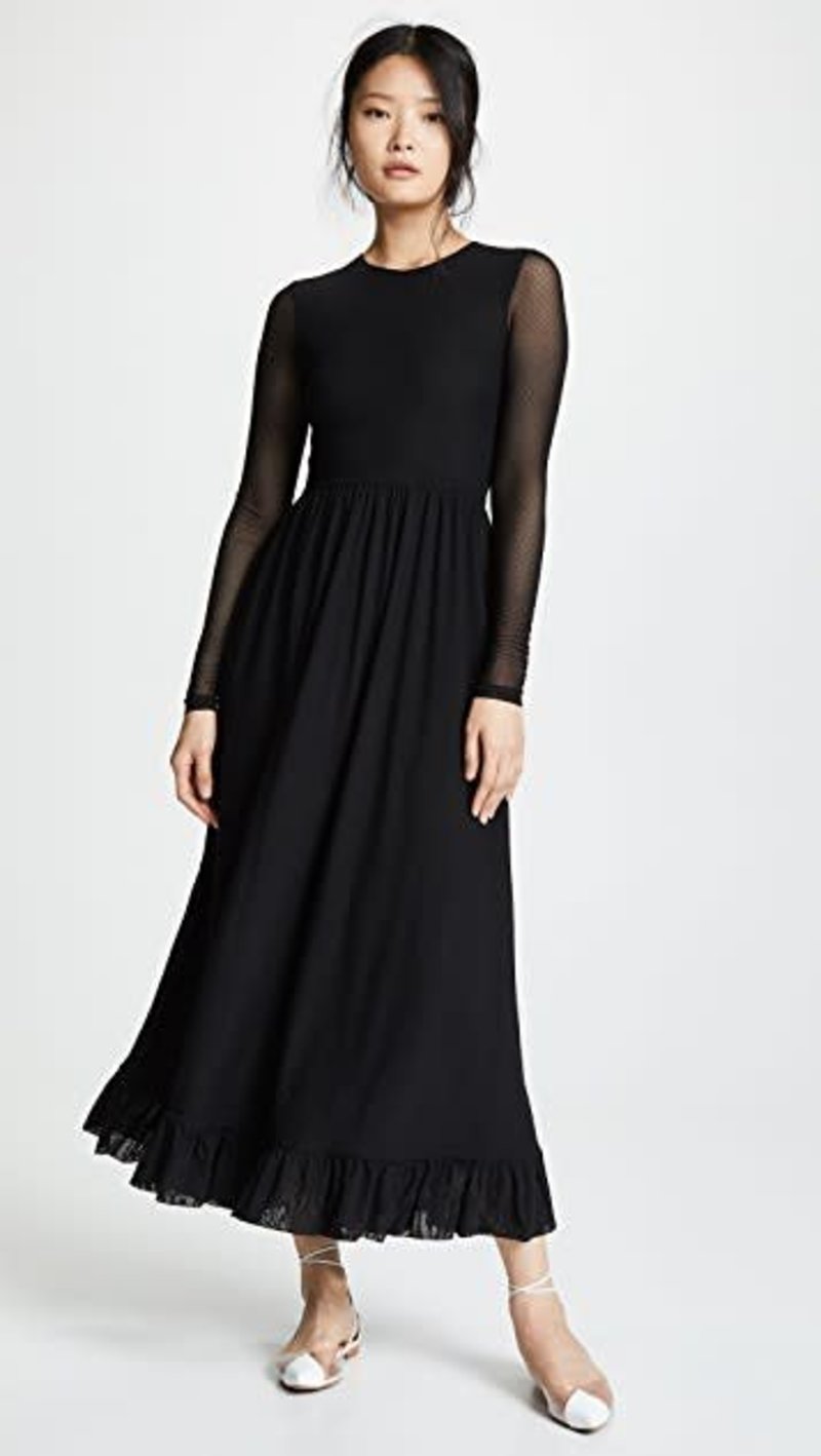 ganni dot mesh dress Ganni Dot Mesh Dress