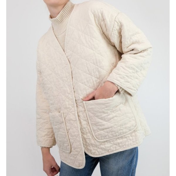 Micaela Greg Quilted Jacket CREAM Garmentory