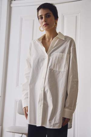 Jonas & Jun Cotton Editors Shirt - White Jonas & Jun Cotton Editors Shirt - White