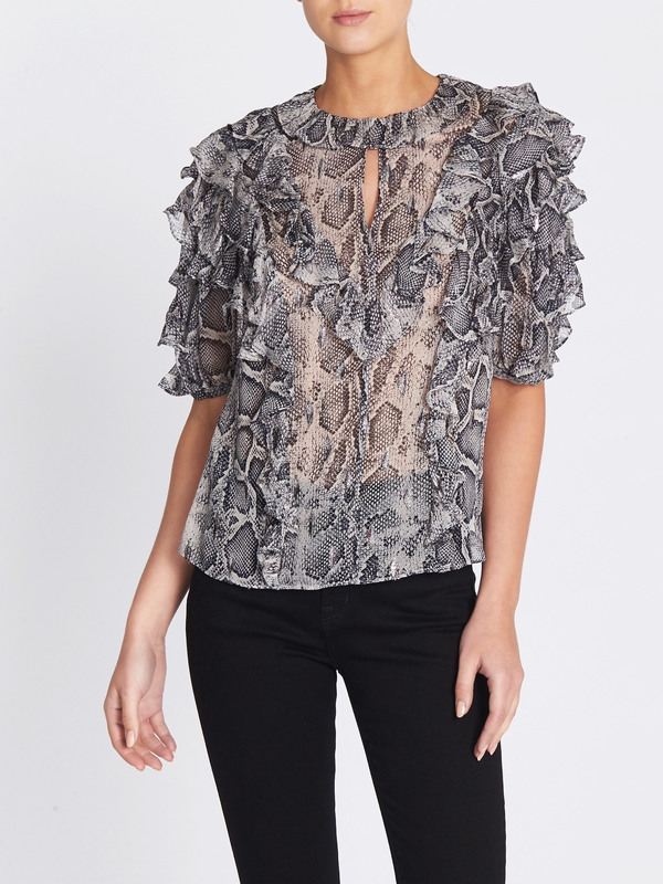 rebecca taylor ruffle top