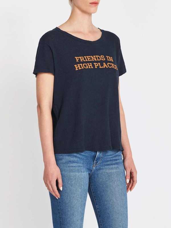 Mother Denim The Sinful Tee - Navy Mother Denim The Sinful Tee - Navy