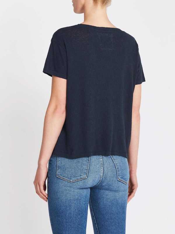 Mother Denim The Sinful Tee - Navy Mother Denim The Sinful Tee - Navy