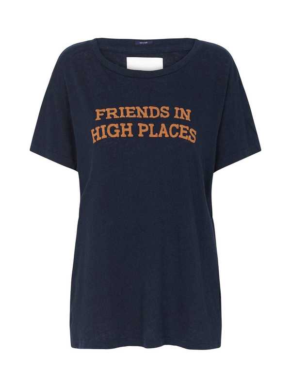 Mother Denim The Sinful Tee - Navy Mother Denim The Sinful Tee - Navy