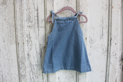 Kid's Popupshop: Denim Strap Dress Kid's Popupshop: Denim Strap Dress