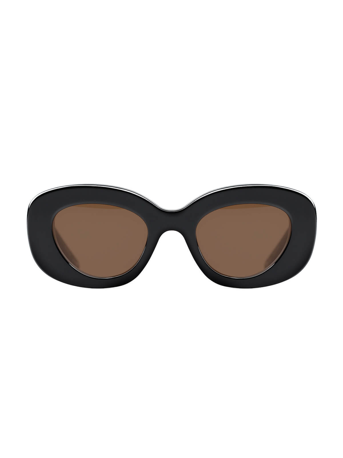 Elizabeth and James Black Oversized Sunglasses Elizabeth and James OGDEN SUNGLASSES BROWN TORTOISE  main image 3