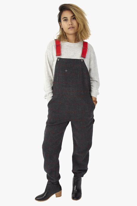 Woolrich Ms.Malone Wool Bib Overalls Woolrich Ms.Malone Wool Bib Overalls