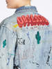 Zoe Karssen Obsession Embroidered Denim Jacket - Light Denim - Thumbnail 4