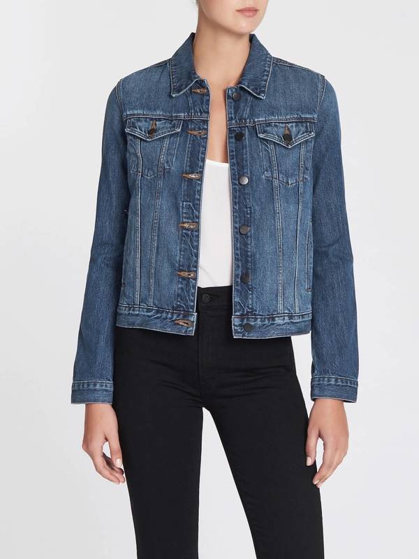 j brand slim denim jacket