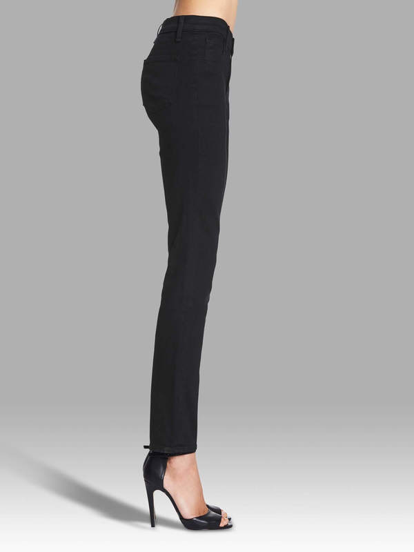 j brand jeans cigarette leg J Brand Maude Cigarette Jean - Shadow Black
