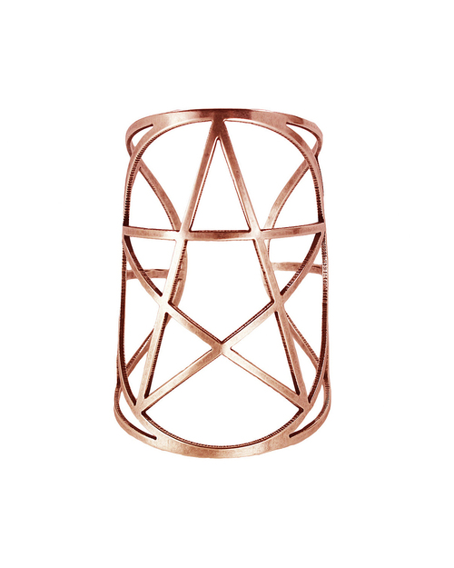 Pamela Love Mini Pentagram Cuff in Rose Gold Pamela Love Mini Pentagram Cuff in Rose Gold